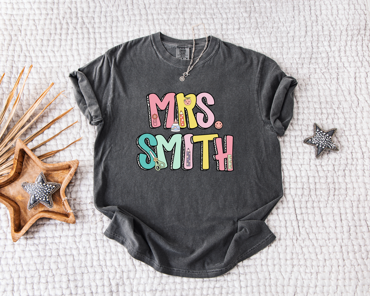 Personalied Teacher T-shirt