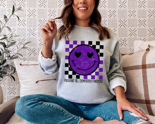 Panthers Smiley Sweatshirt