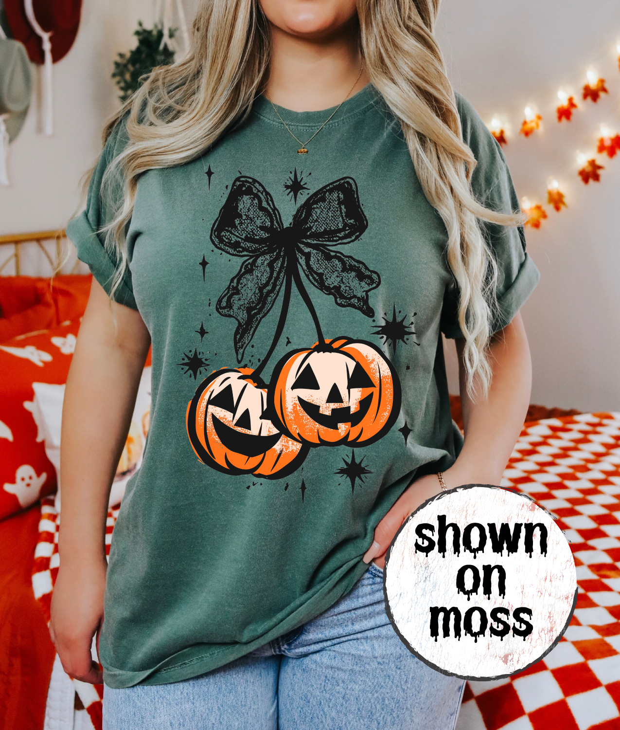 Pumpkin Bow T-shirt