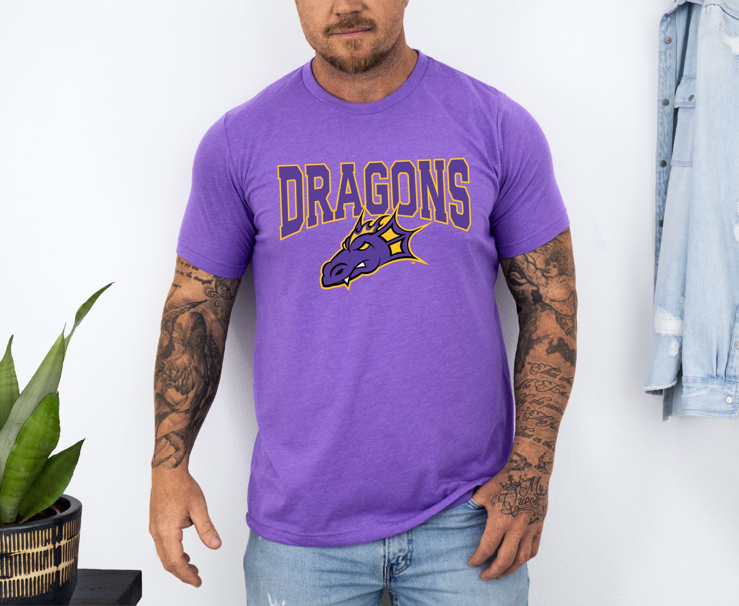 Johnston Dragons Stretch T-Shirt