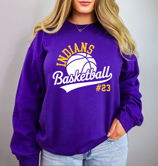 Indians Basketball Customized Sweatshirt