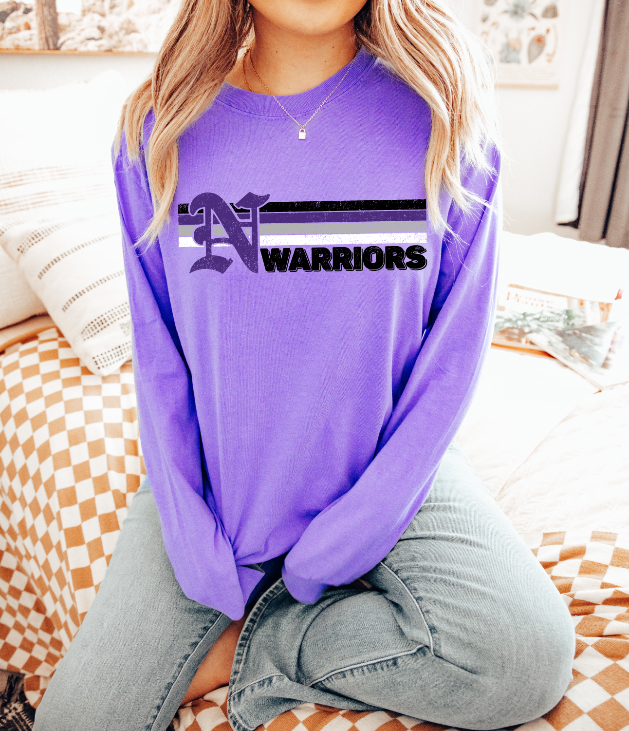 Warriors Vintage Linear T-shirt