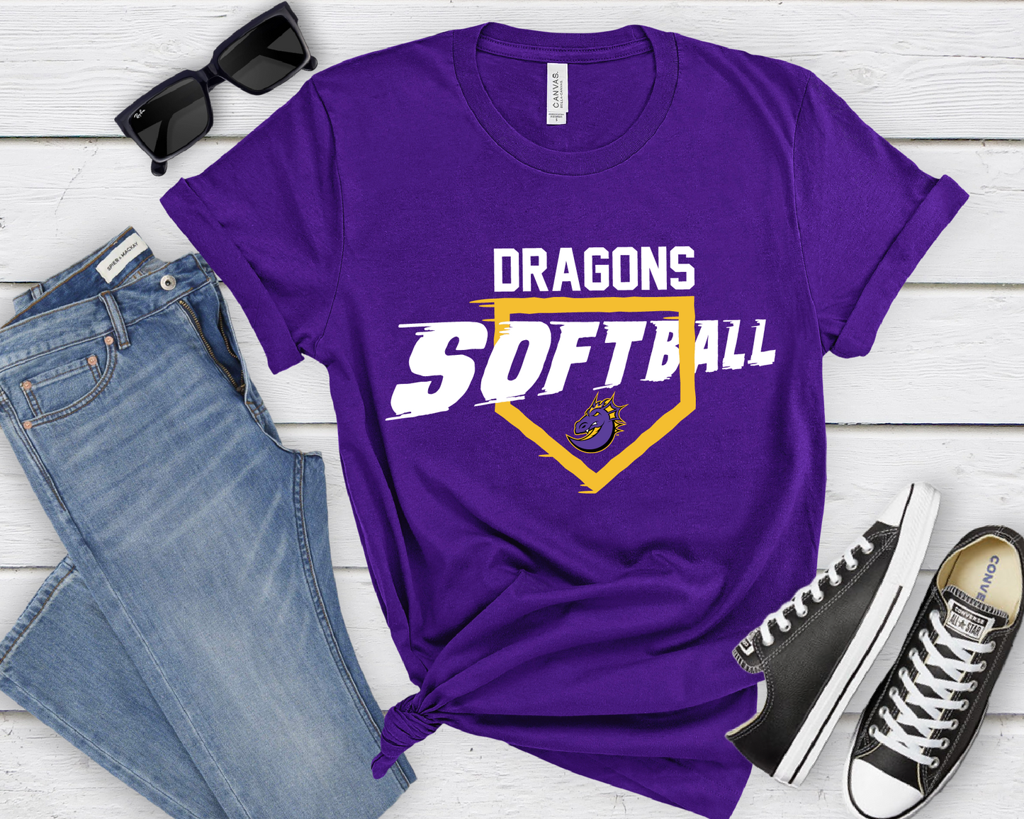 Johnston Dragons Softball Slam T-shirt