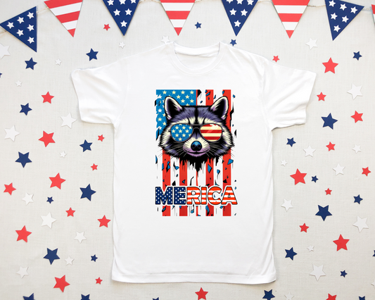 'Merica Raccoon T-shirt