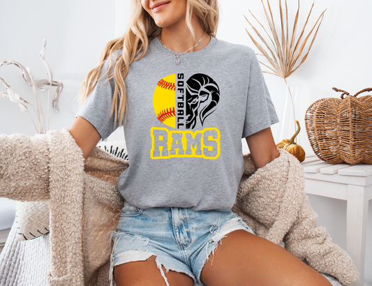 Softball Rams T-shirt