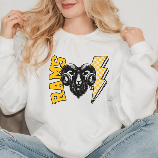 Rams Lightening Bolt Sweatshirt