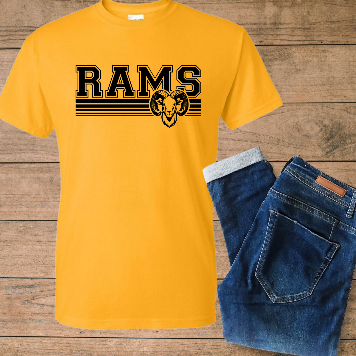 Rams Lined T-shirt