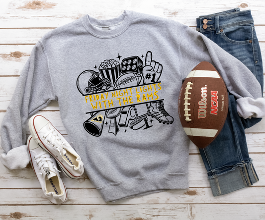 Friday Night Lights With the Rams Sweatshirt