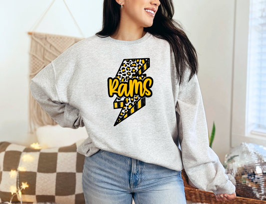 Rams Leopard Bolt Sweatshirt