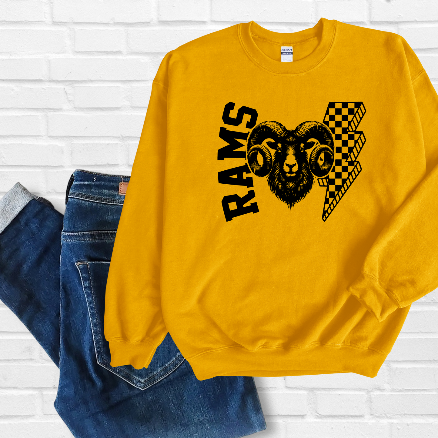 Rams Lightening Bolt Sweatshirt