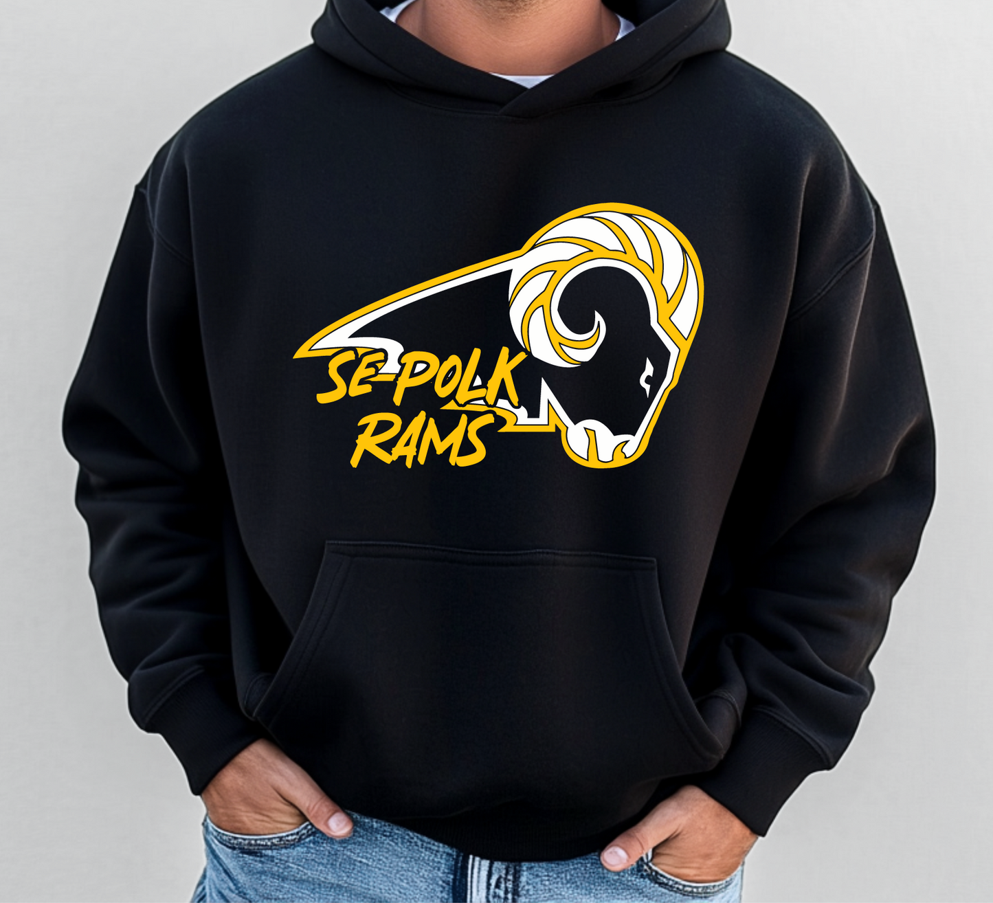 SE Polk Rams Graffiti Sweatshirt