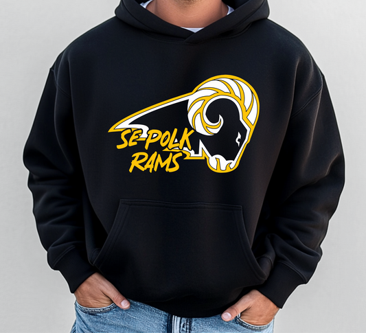 SE Polk Rams Graffiti Sweatshirt