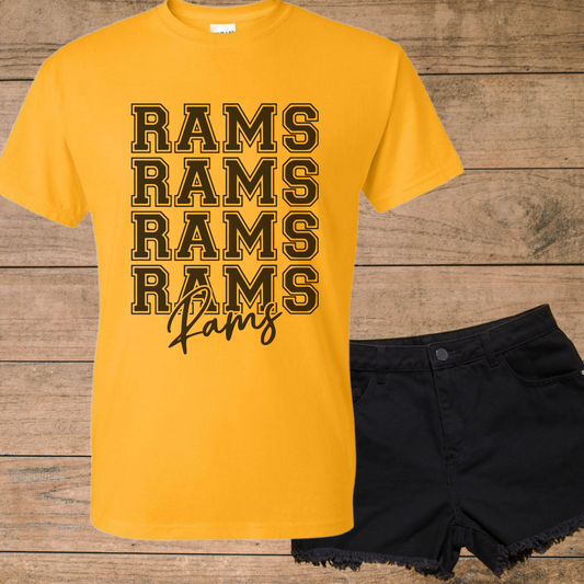 Stacked Rams T-shirt