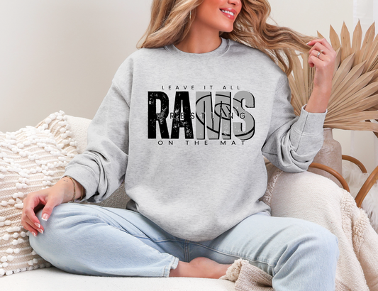 Rams Leave it All on the Mat Sweatshirt