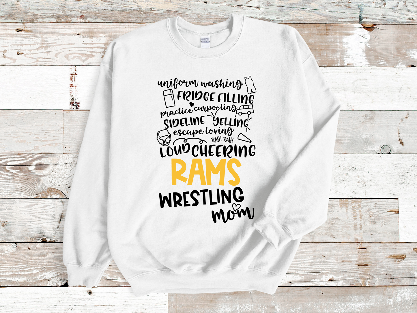 Rams Wrestling Mom Sweatshirt