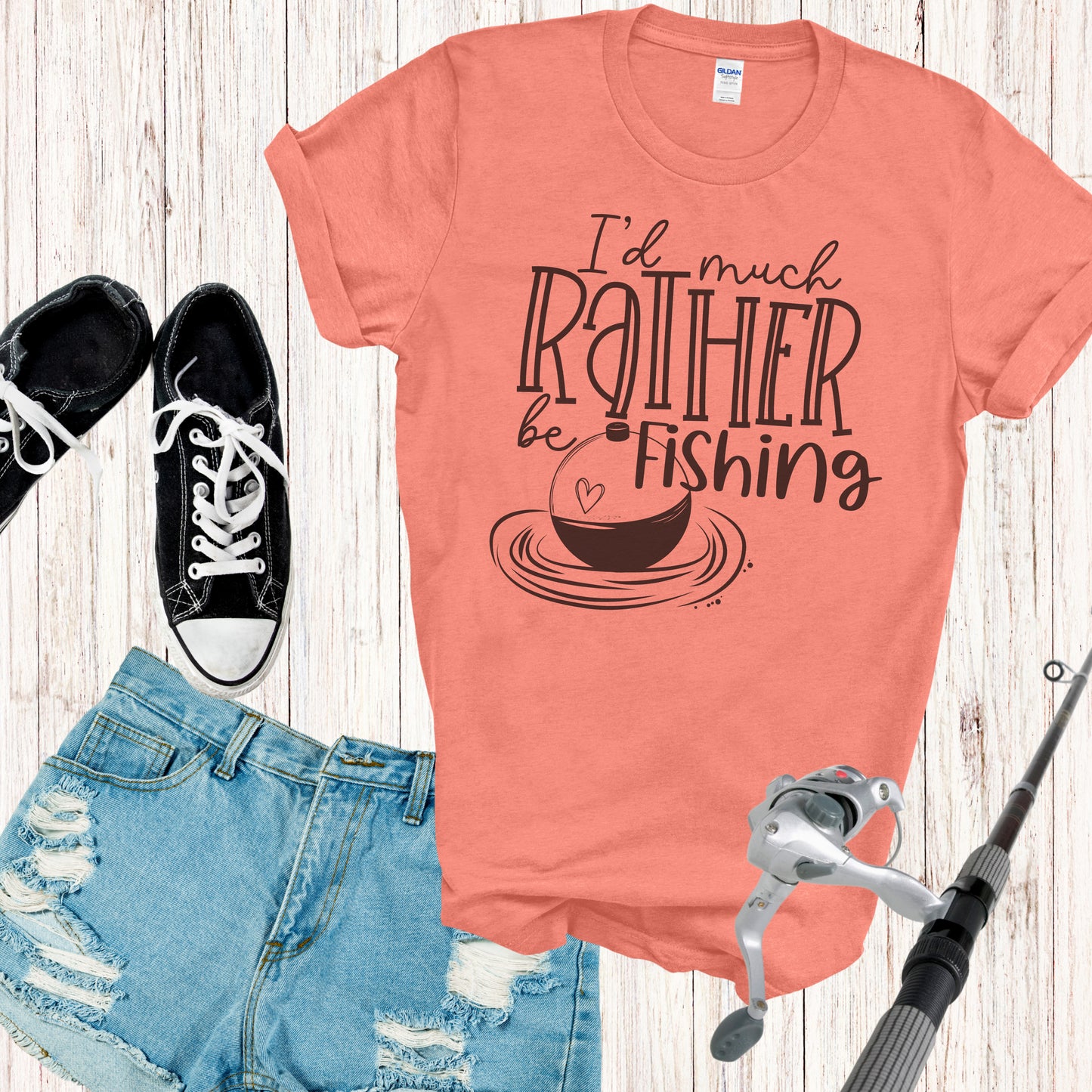 Rather be Fishing T-shirt