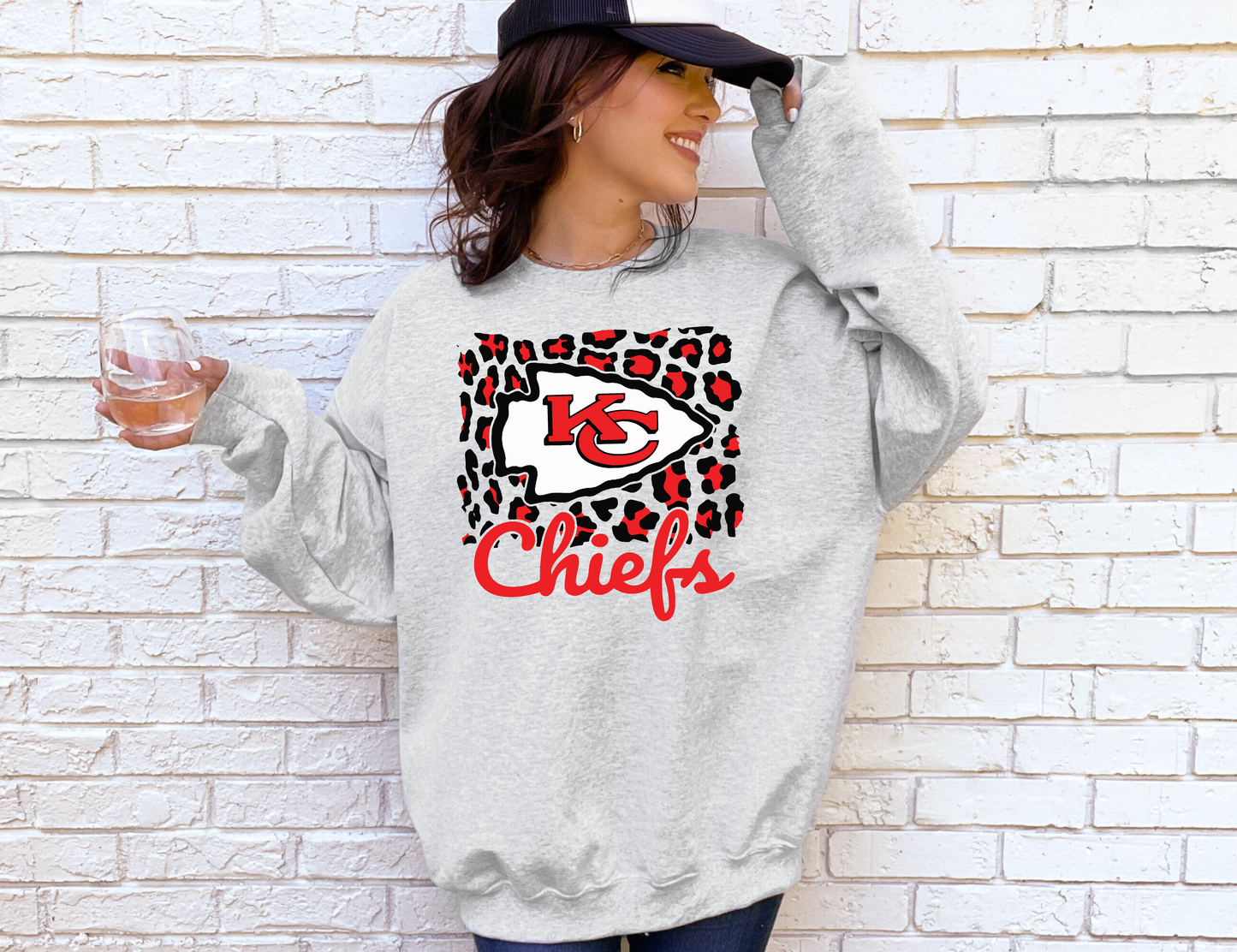 Chiefs Leopard Sweatshirt