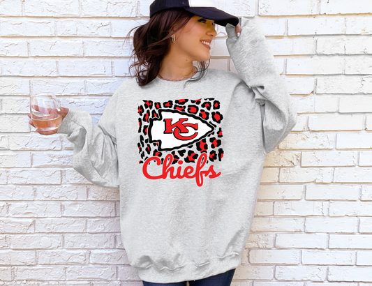 Chiefs Leopard Sweatshirt