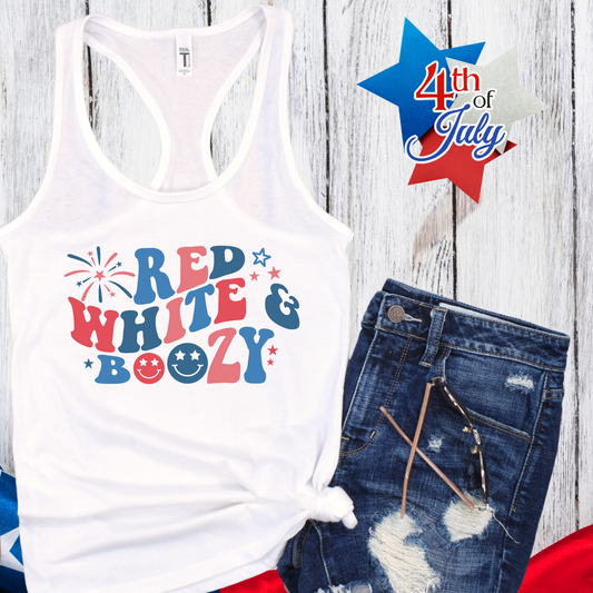 Red White and Boozy Tank