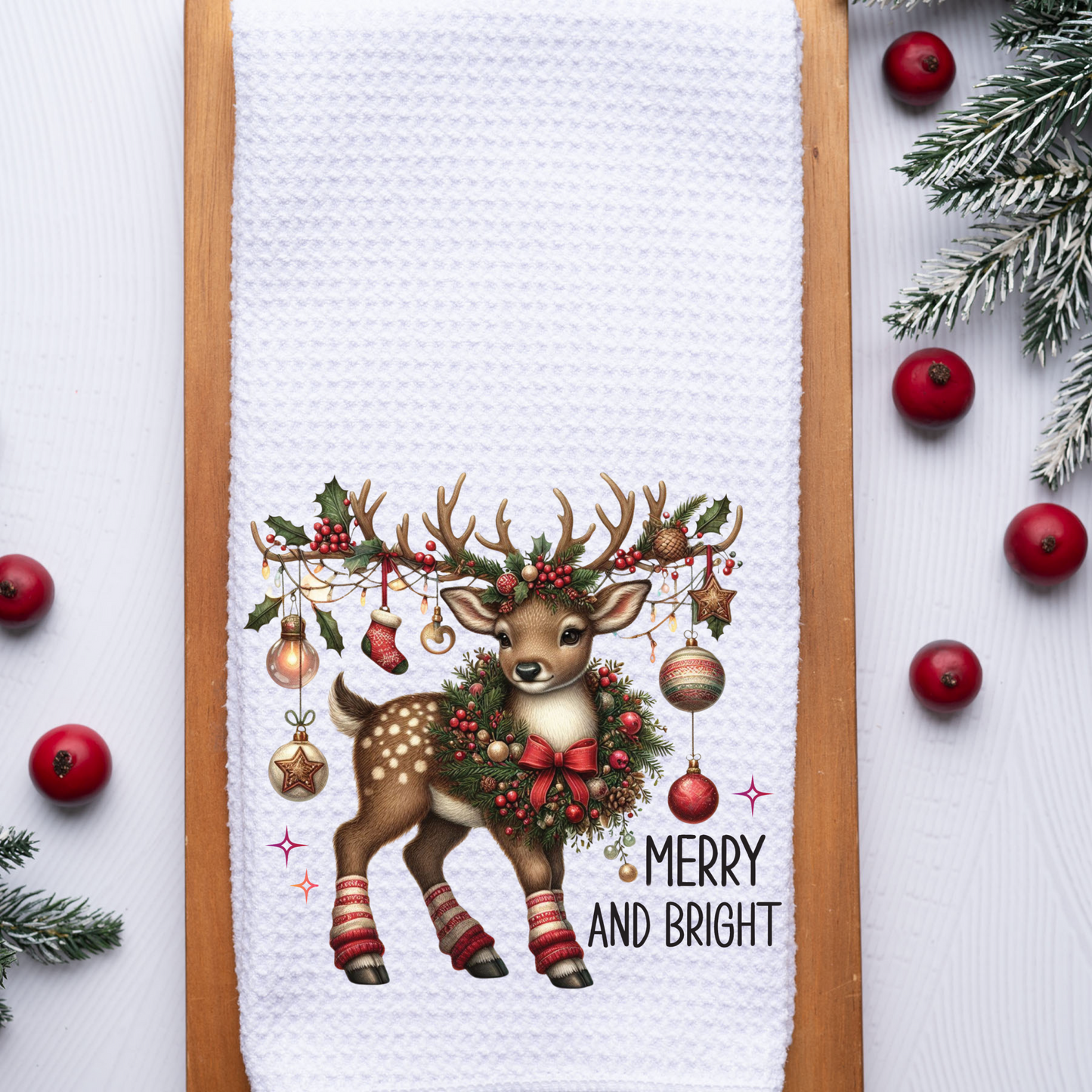 Reindeer - Kitchen Towel