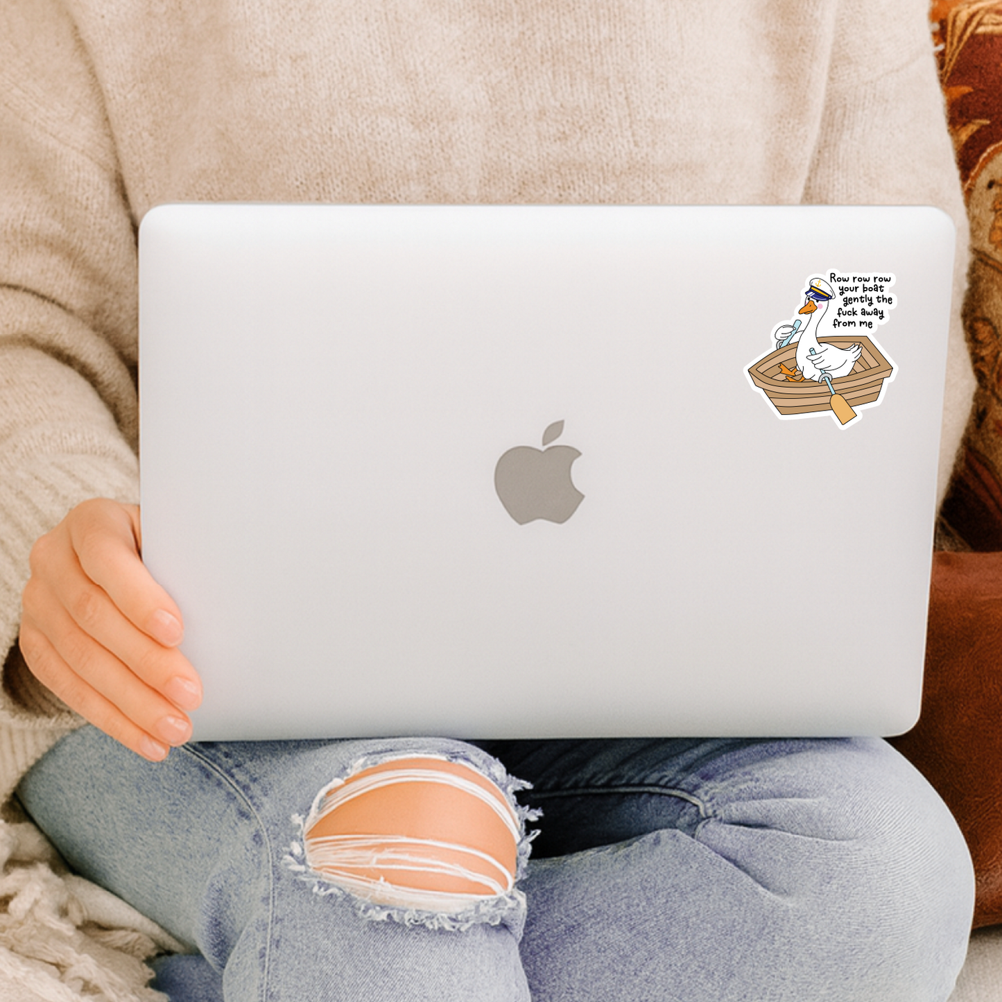 Row Your Boat Sticker