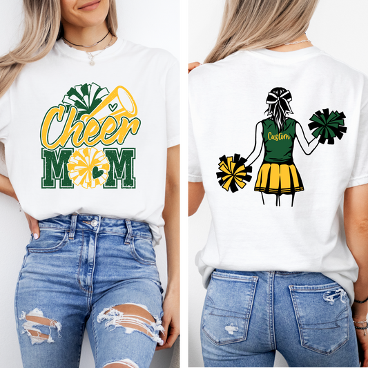 PERSONALIZED Eagles Cheer Mom T-shirt