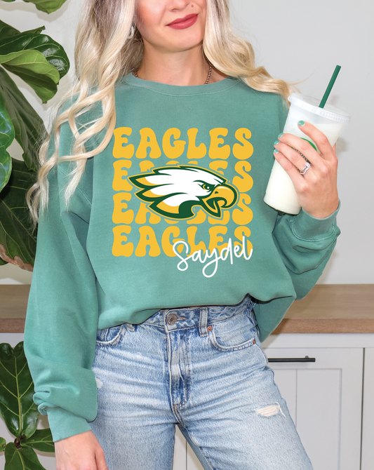 Saydel Eagles Groovin' Premium Sweatshirt