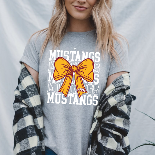 Mustangs Coquette Bow T-shirt