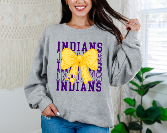 Indians Coquette Bow Sweatshirt