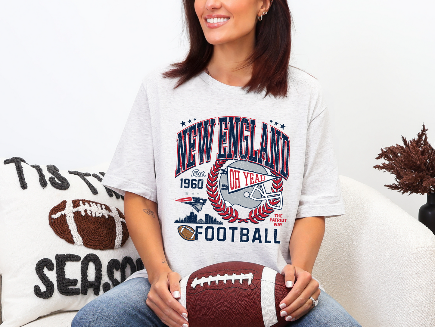New England - One Team, One Heartbeat  T-Shirt