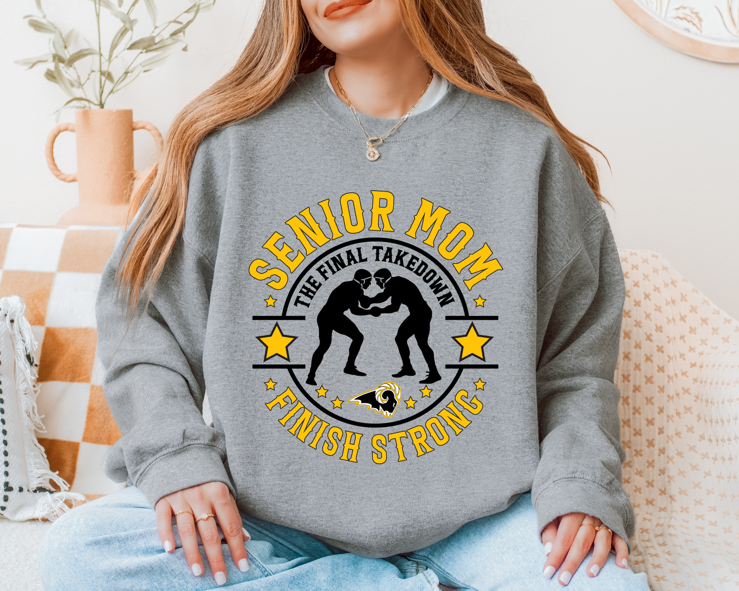 SEP Senior Mom Wrestling Sweatshirt