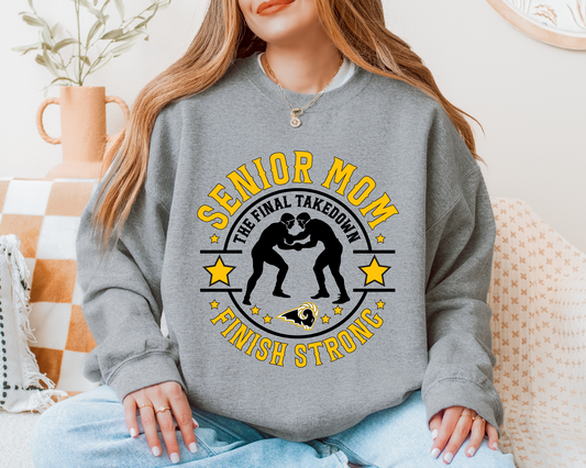 SEP Senior Mom Wrestling Sweatshirt