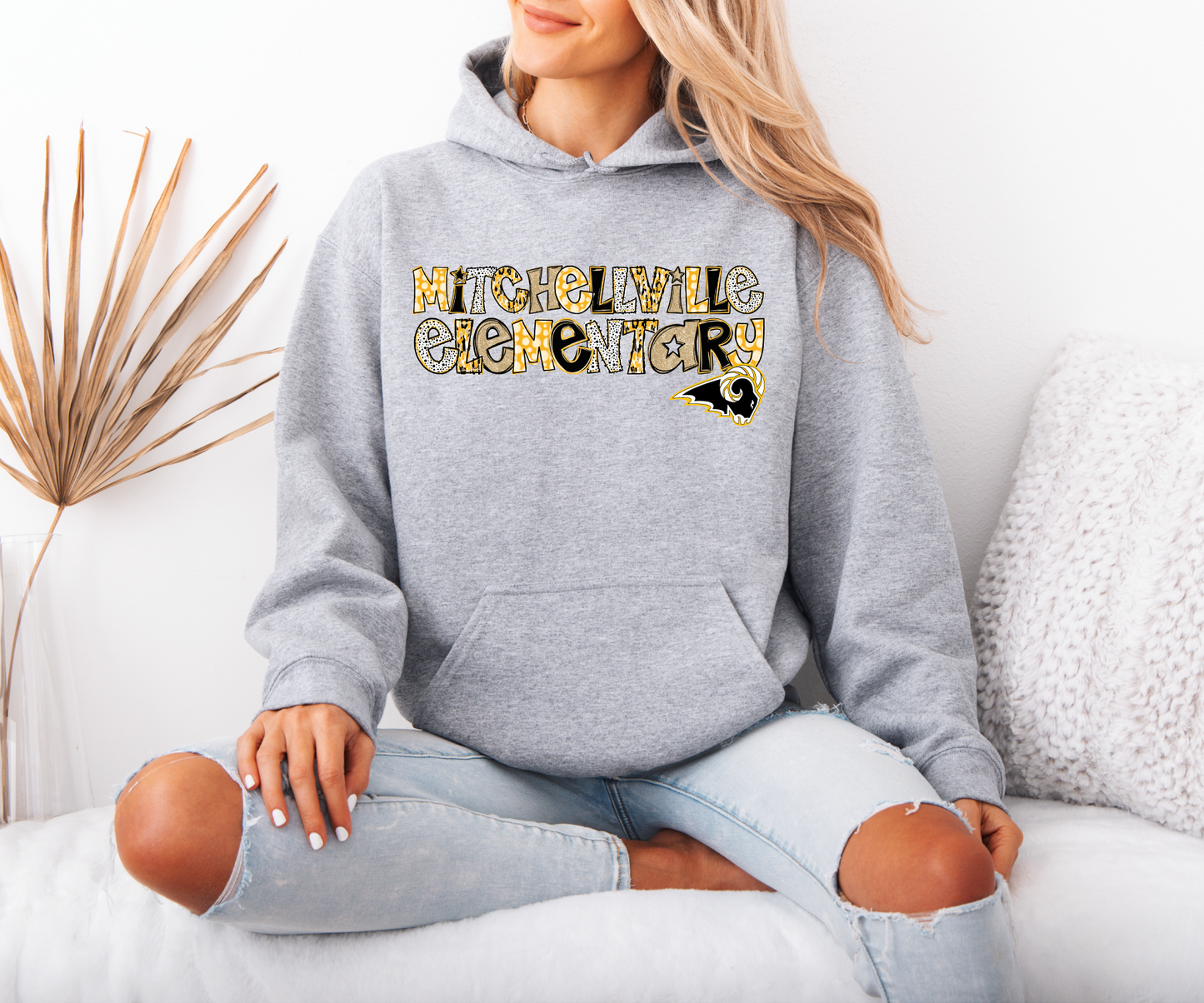 SEP School Specific Glitter Doodle Sweatshirt - All schools