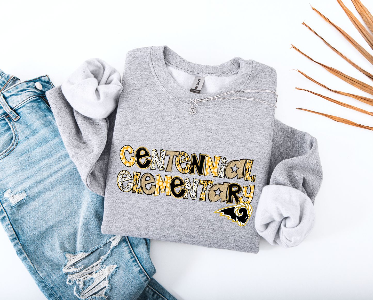 SEP School Specific Glitter Doodle Sweatshirt - All schools