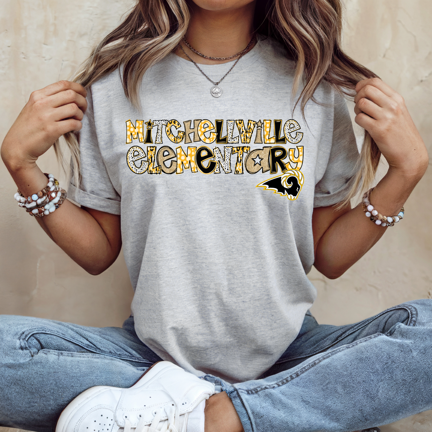 SEP School Specific Glitter Doodle T-Shirt - All Schools