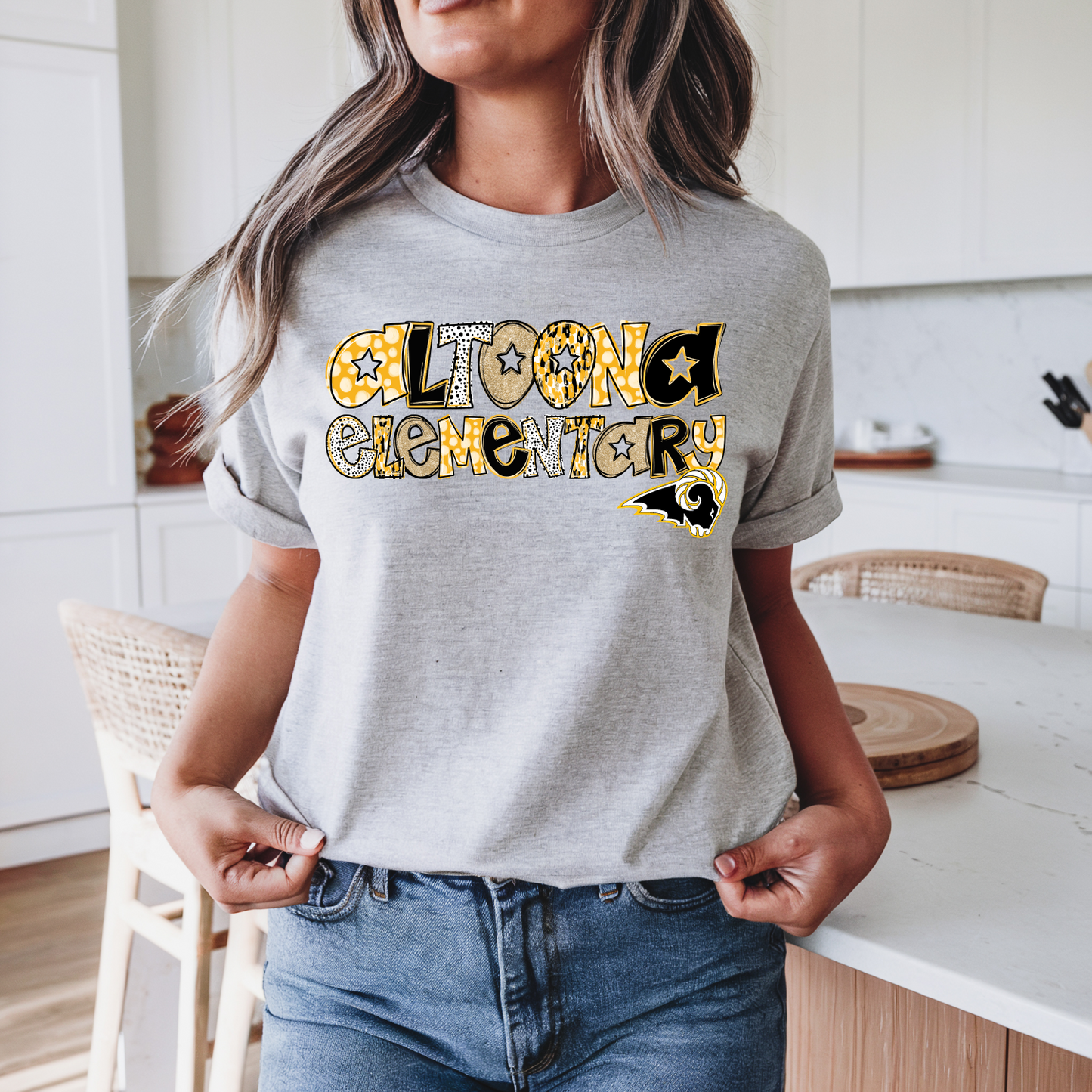 SEP School Specific Glitter Doodle T-Shirt - All Schools