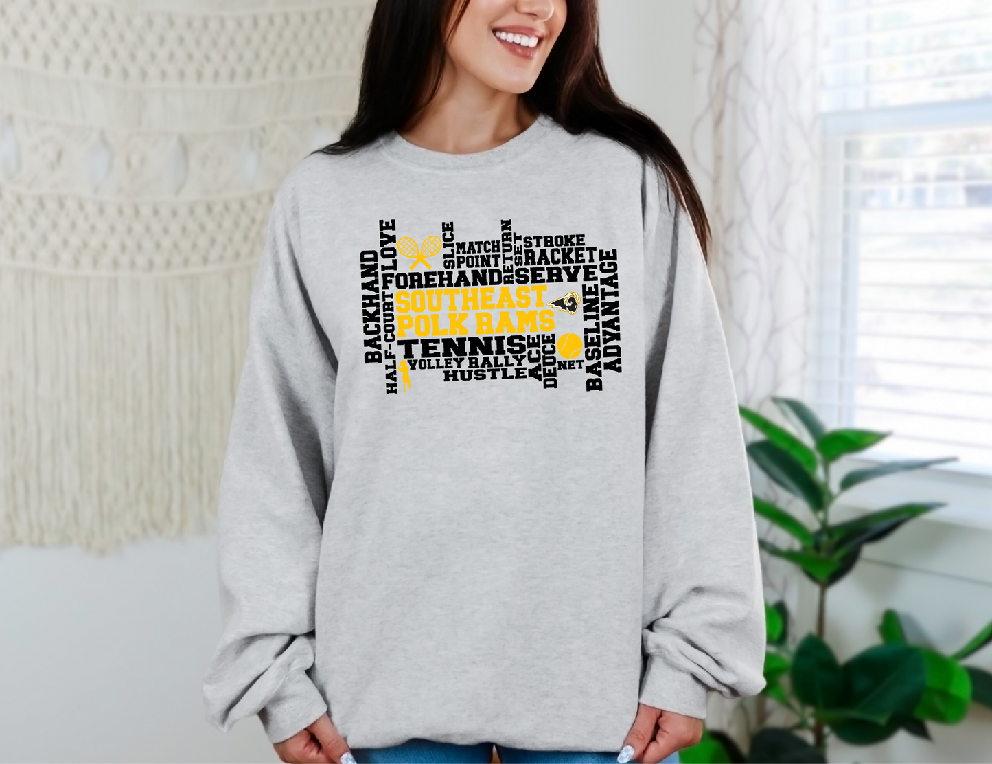Tennis- Boys- SEP Rams Collage Sweatshirt