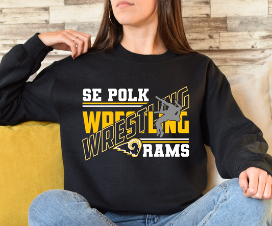 SE Polk Slanted Wrestling Sweatshirt