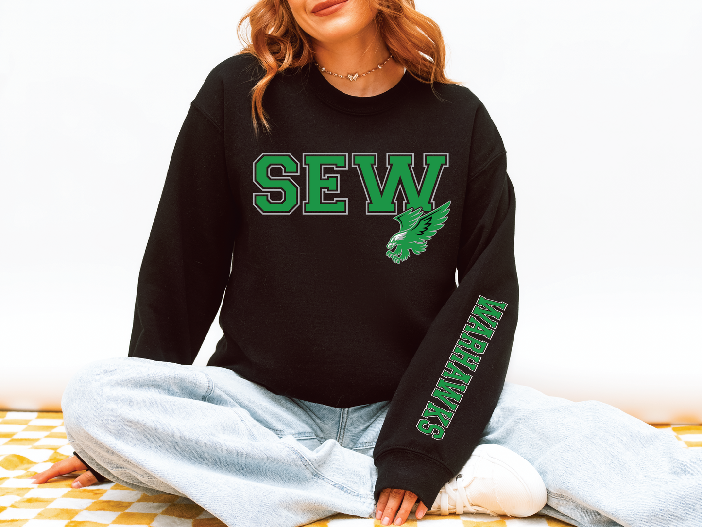 SEW Warhawks Initials Sweatshirt