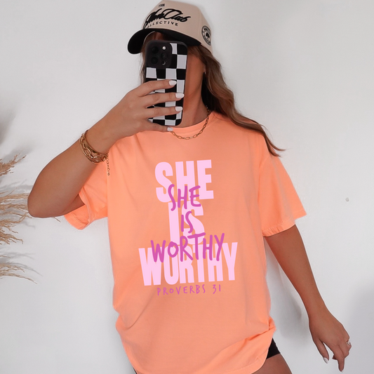 She is Worthy T-shirt