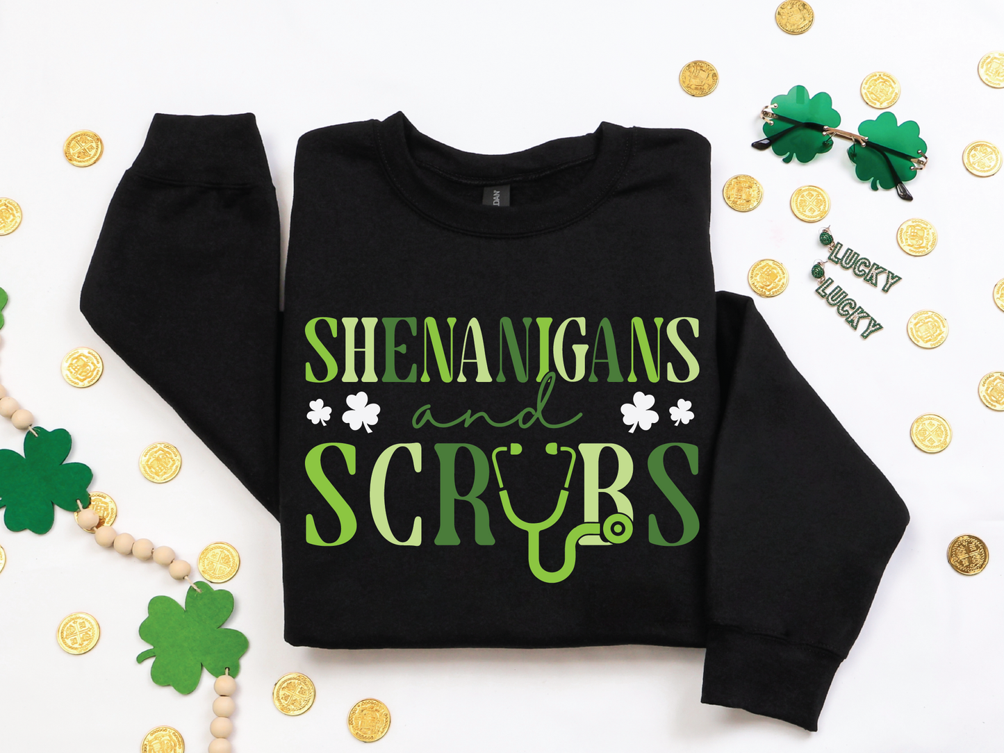 Shenanigans and Scrubs Sweatshirt