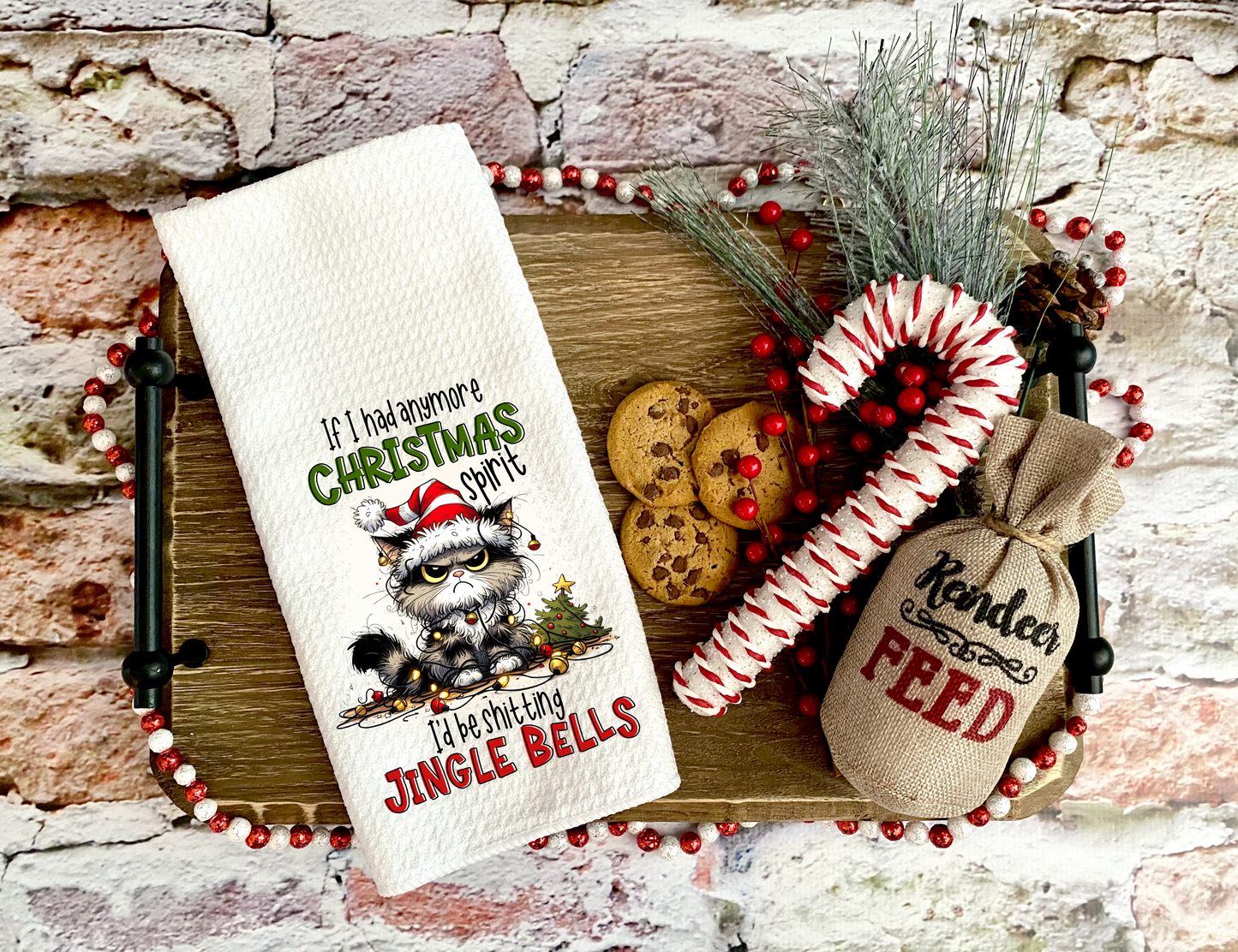 Sh*t Jingle Bells - Kitchen Towel