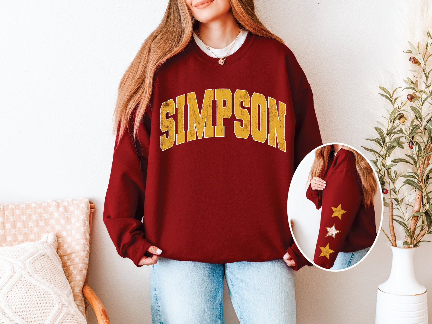 Simpson Star Sleeve Sweatshirt