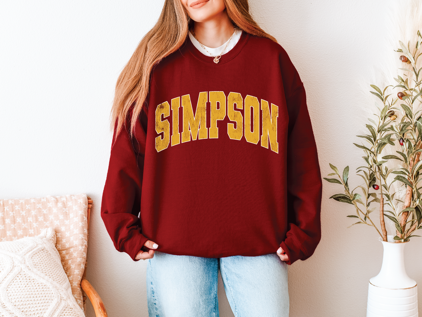 Simpson Star Sleeve Sweatshirt