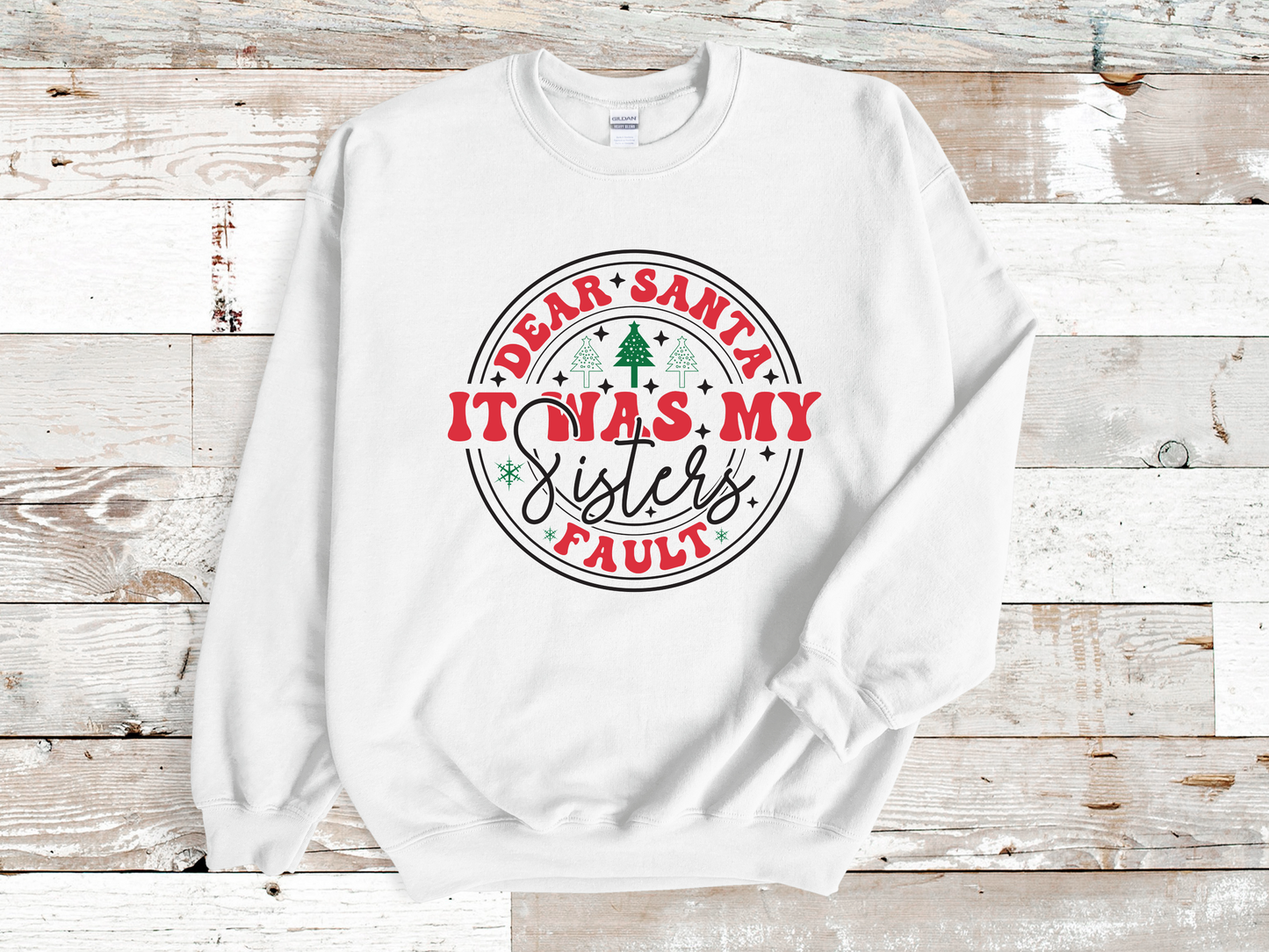 Dear Santa Sibling Sweatshirt