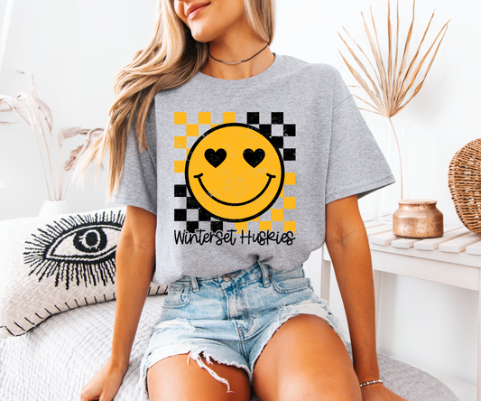 Winterset Huskies Smiley T-Shirt