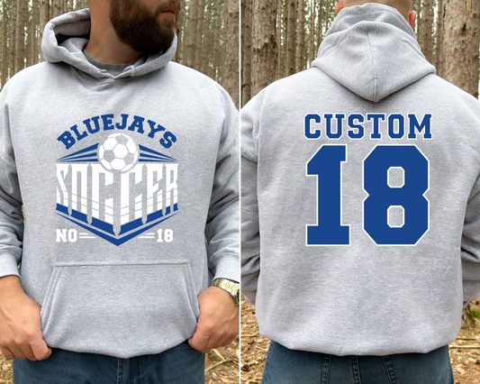 Soccer Customized Bluejays Sweatshirt