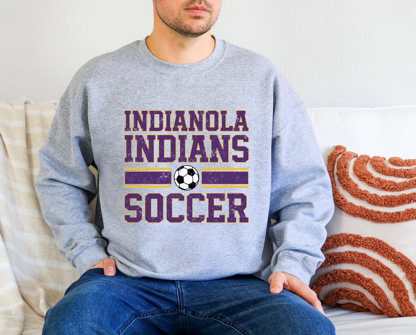 Indianola Indians Soccer Sweatshirt