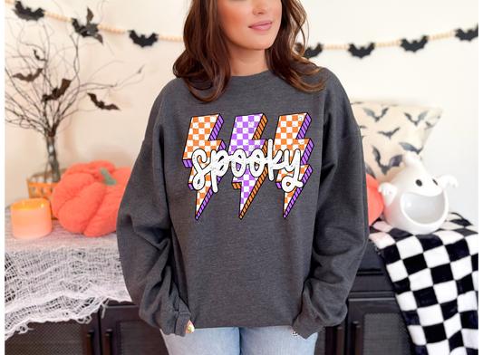 Spooky Neon Bolt Sweatshirt