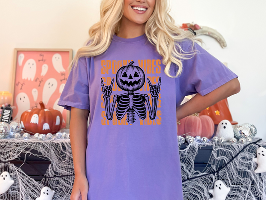 Spooky Vibes Stack T-shirt